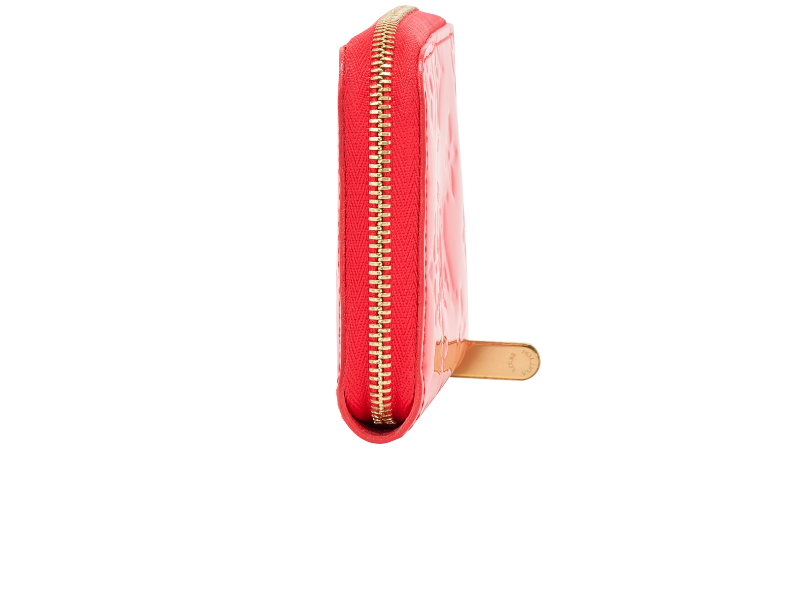 Louis Vuitton Zippy Coin Purse, &pound;220, Accessories, Pink, Patent Leather, Bottom view